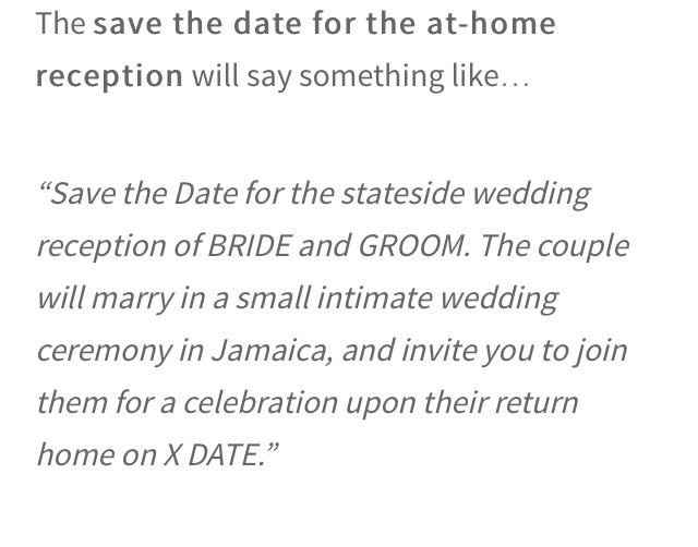 Advice needed: Proper wording for at home reception std