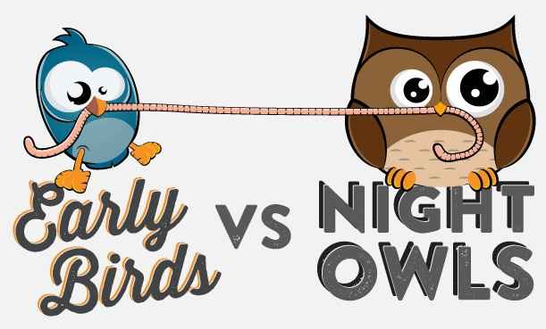 Night Owl or Early Bird? Which one are you?