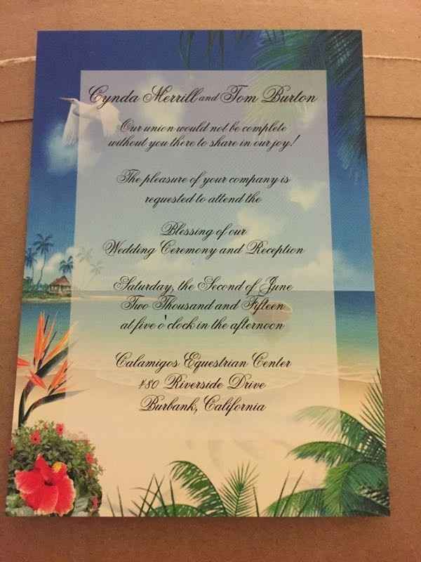 Help me choose wedding invitations