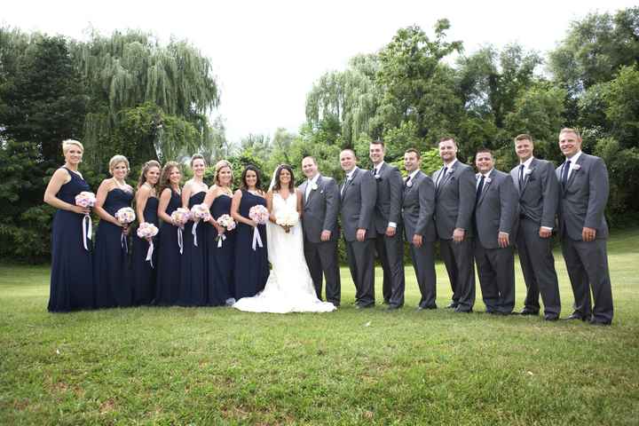 Any brides putting their bridal party in navy??