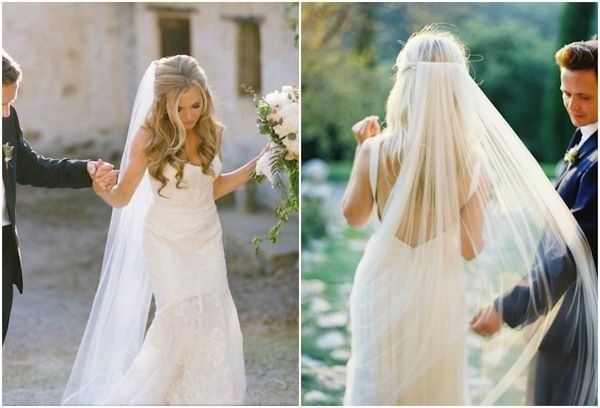Veil Help !! Bird cage or Long ????????? Pic of dress in thread !