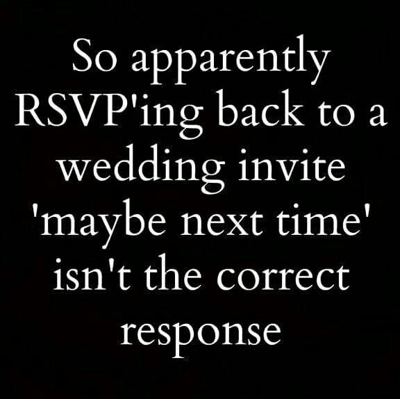 Rsvp- oh how we love thee
