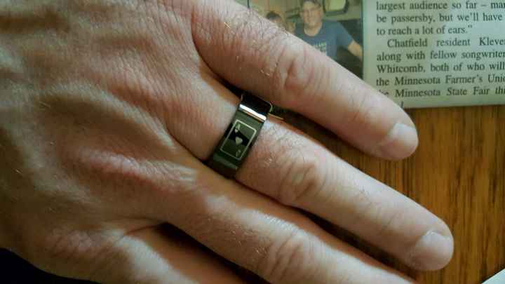 Show us your man's wedding band.