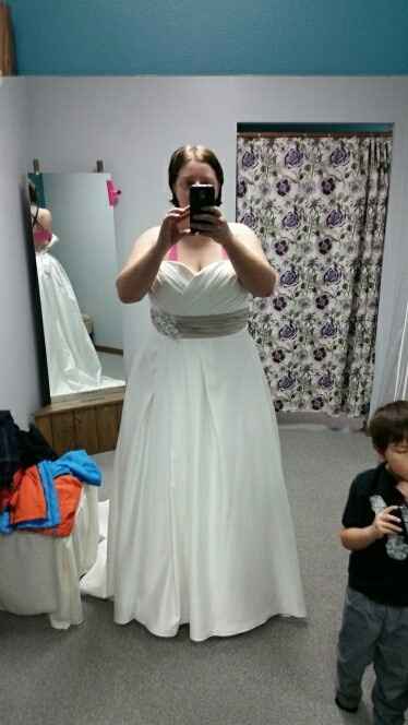 I didn't listen... Dress Regret!