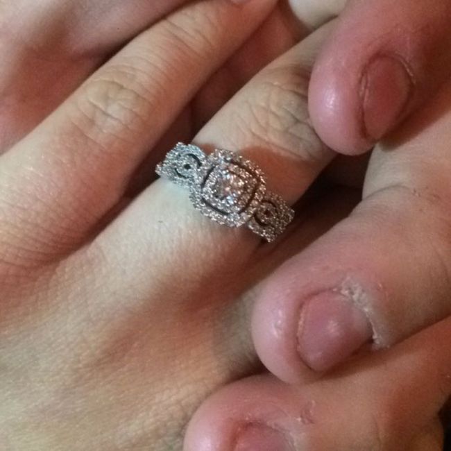 Engagement ring/wedding ring