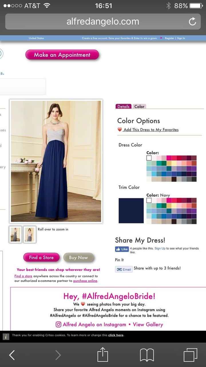 Searching for bridesmaid dresses