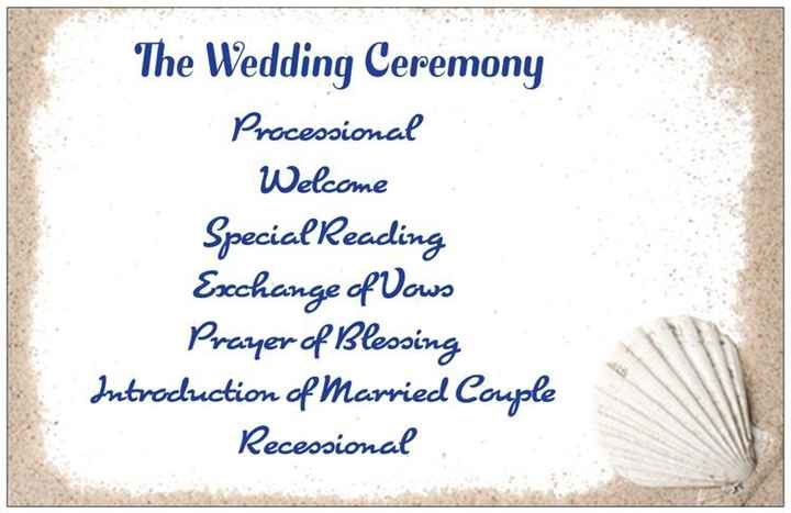 Wedding Programs - which one?? Need opinions!