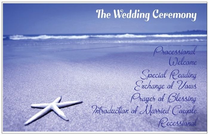 Wedding Programs - which one?? Need opinions!