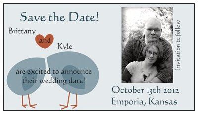 Ordered our Save The Dates