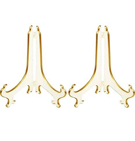 gold table number holder
