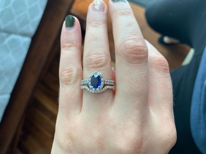 My wedding band doesn’t 100% match my engagement ring 1