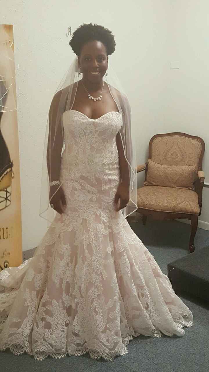 Blush/Pink wedding gown