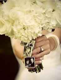 Photo Frame Charm for Bouquet Weddings Do It Yourself Wedding