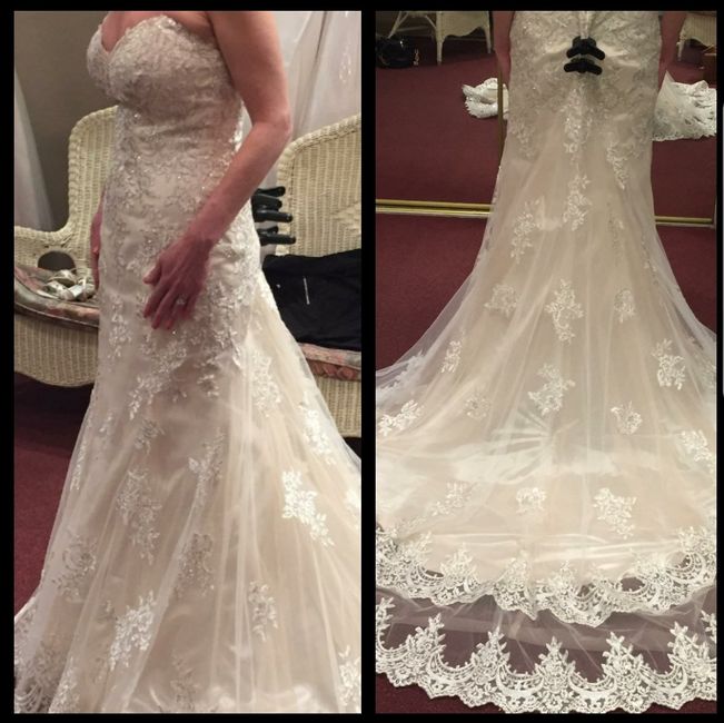 How long did it take for your dress to come in? - 1