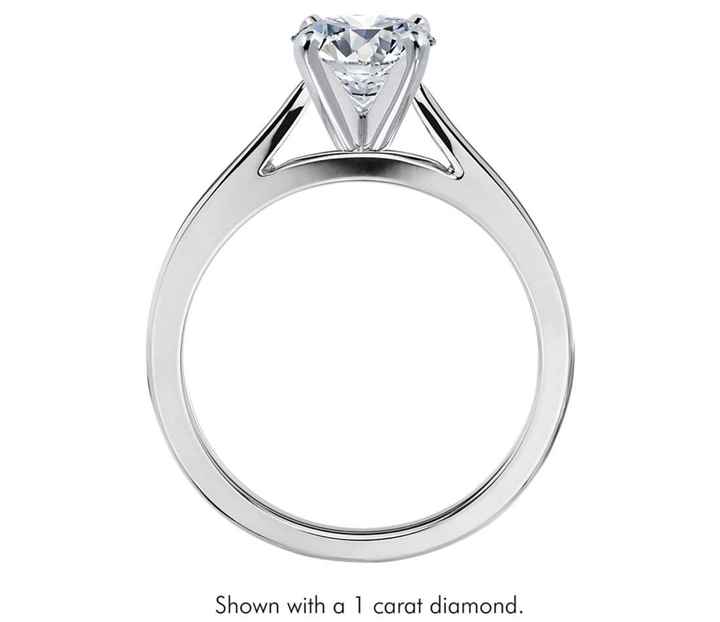 Engagement ring downsized, looks different - 1