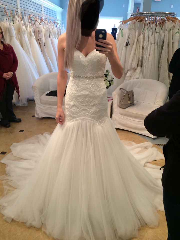  Committing to a dress. - 3