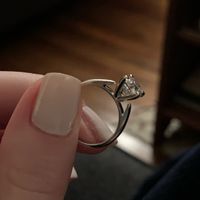 Engagement ring downsized, looks different - 2