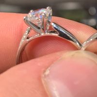 Engagement ring downsized, looks a little different - 1