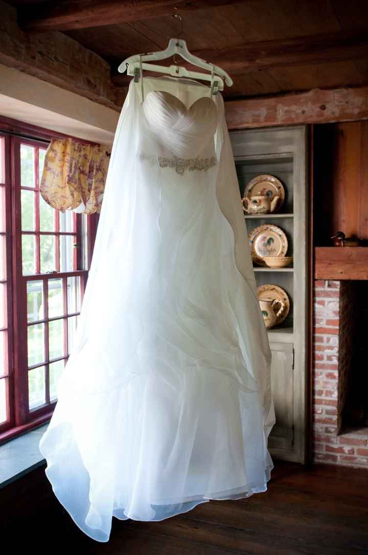 Show me your dress for an outside wedding..