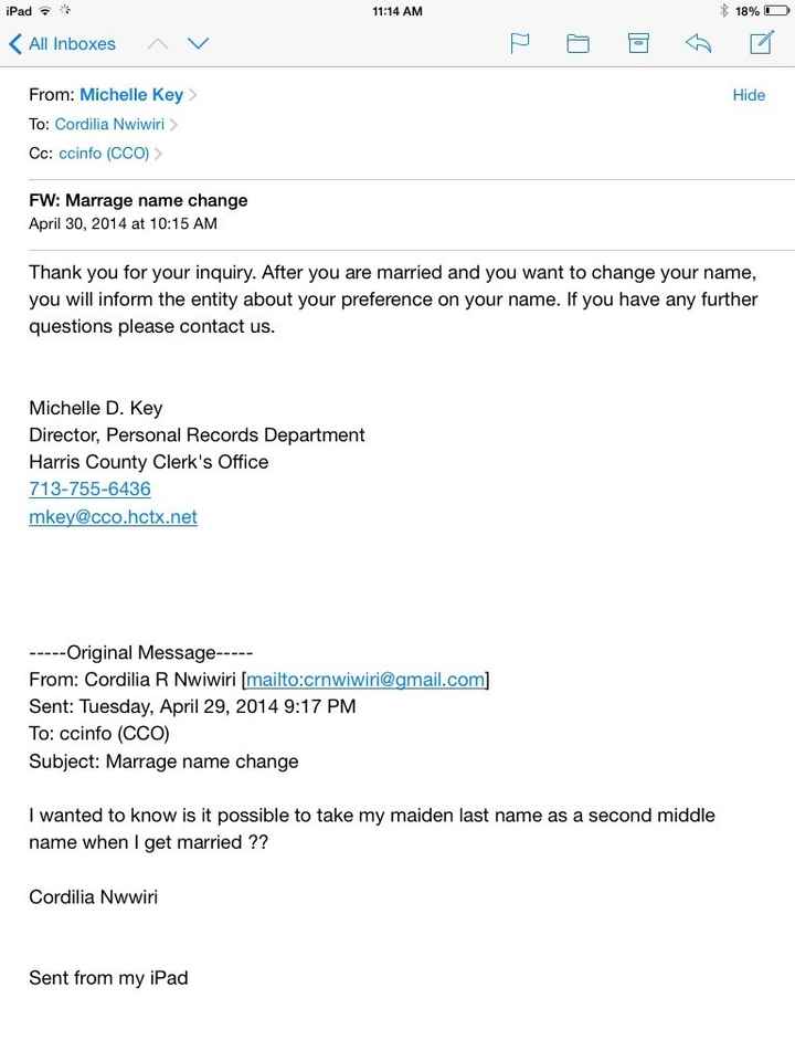 Name issues