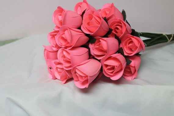 wooden flower bouquets