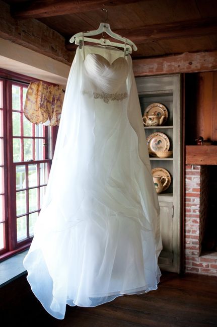 Show me your dress for an outside wedding..