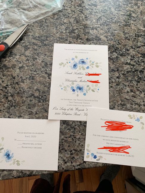 Anne’s bridal bargain invitations & Stds!! 2