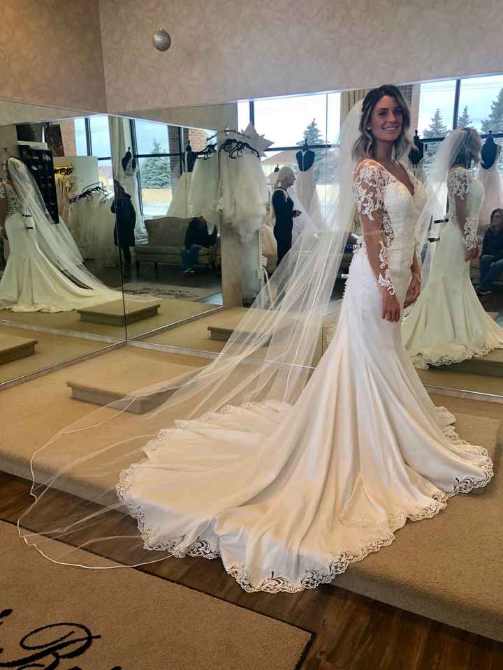 Did you end up with a completely different dress than planned? - 1