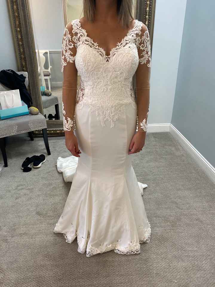 Did you end up with a completely different dress than planned? - 3