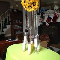 Reception Table Decor