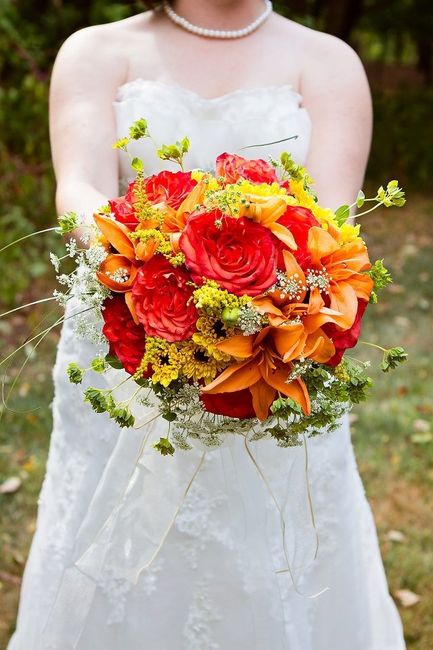 show off your bridal bouquets