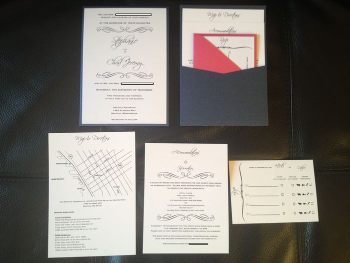 Invitations, Done!  Kinda