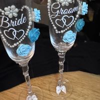 I did these Toast Glass to match our colors.