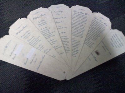 Wedding Program Help