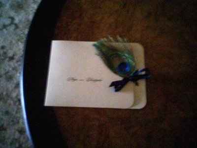 What do your wedding invites look like?