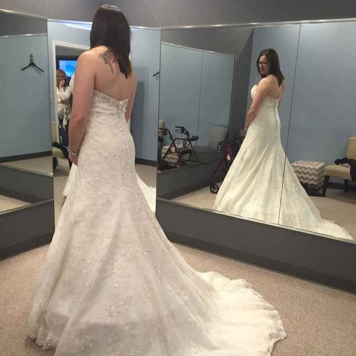 Real people in Allure bridal
