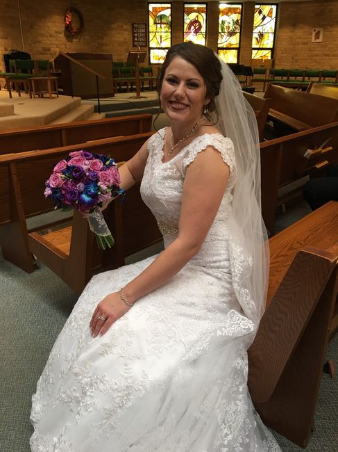 Wearing your mothers gown