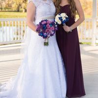 Eggplant/plum bridesmaid dresses