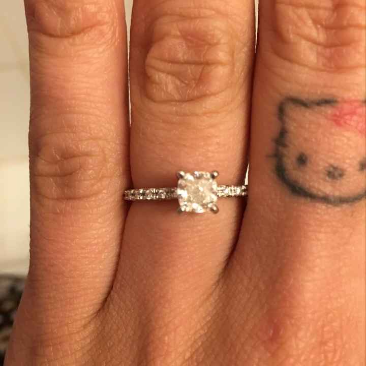 Lets see those beautiful engagement rings