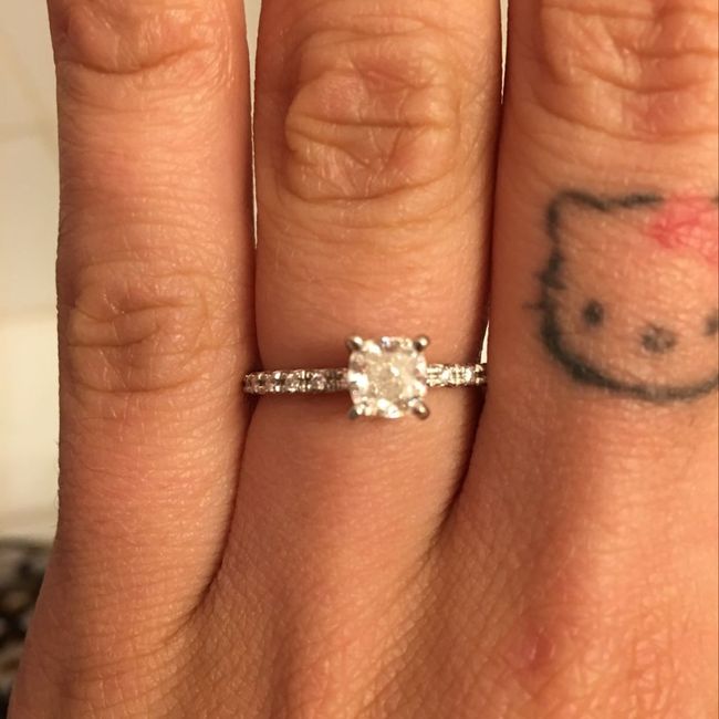 Lets see those beautiful engagement rings