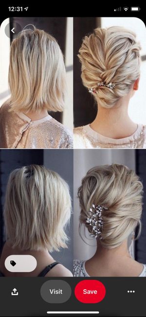 Any brides out there with super short hair?? 5