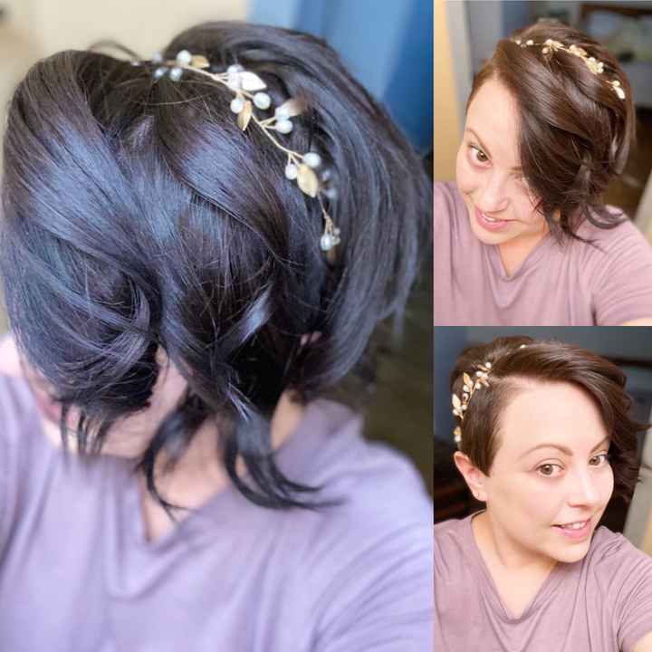 Any brides out there with super short hair?? - 2