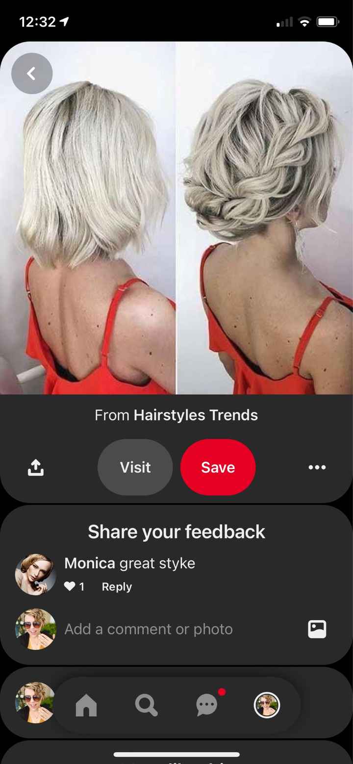 Any brides out there with super short hair?? - 1