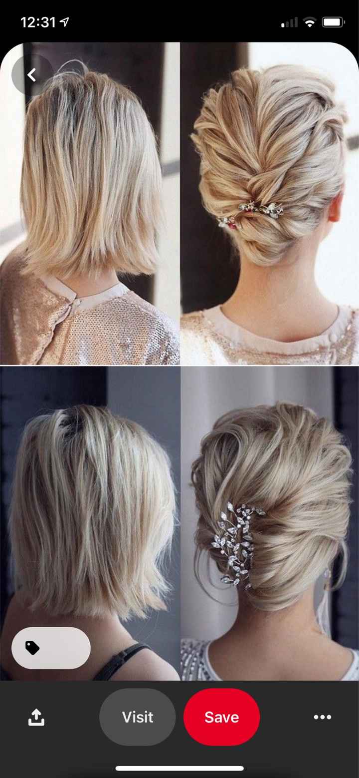 Any brides out there with super short hair?? - 3