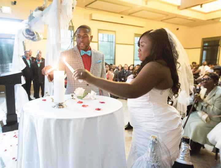 Final received wedding photo's back