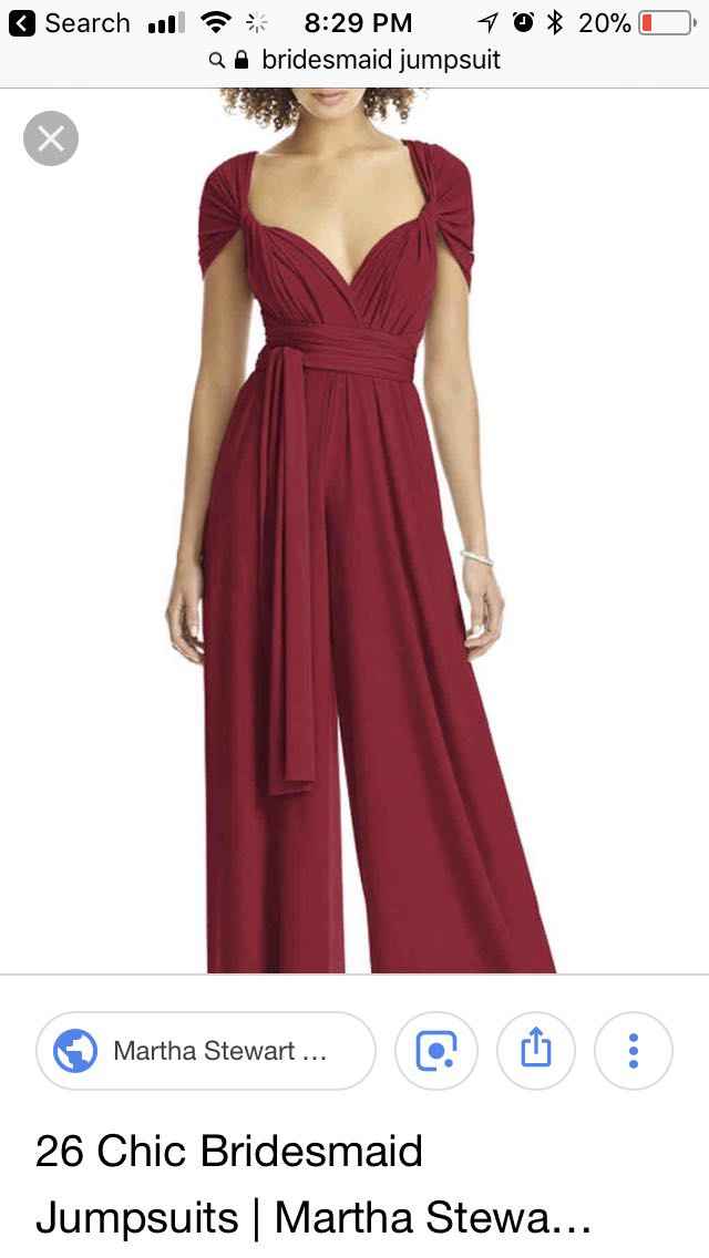  Maid of Honor wants to wear a suit...advice...? - 1