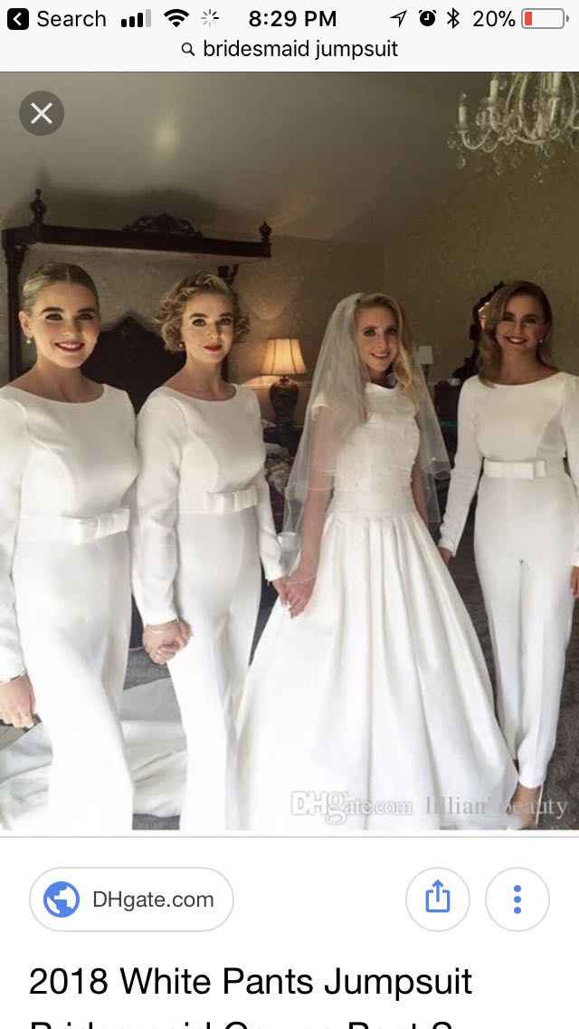  Maid of Honor wants to wear a suit...advice...? - 2