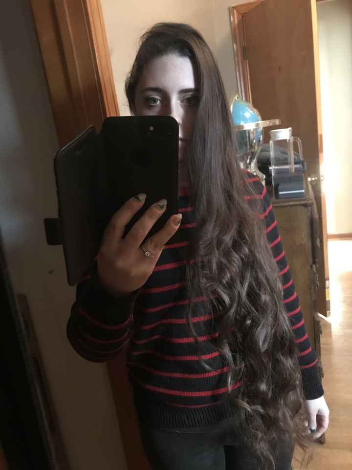 Wearing hair down, need extensions? - 2