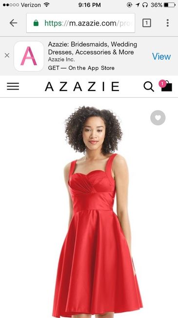 Bridesmaid dresses.