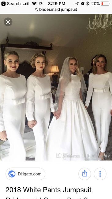 Maid of Honor wants to wear a suit...advice...? 2